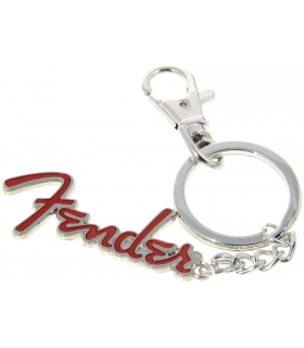 FENDER Portachiavi Logo Red Keychain