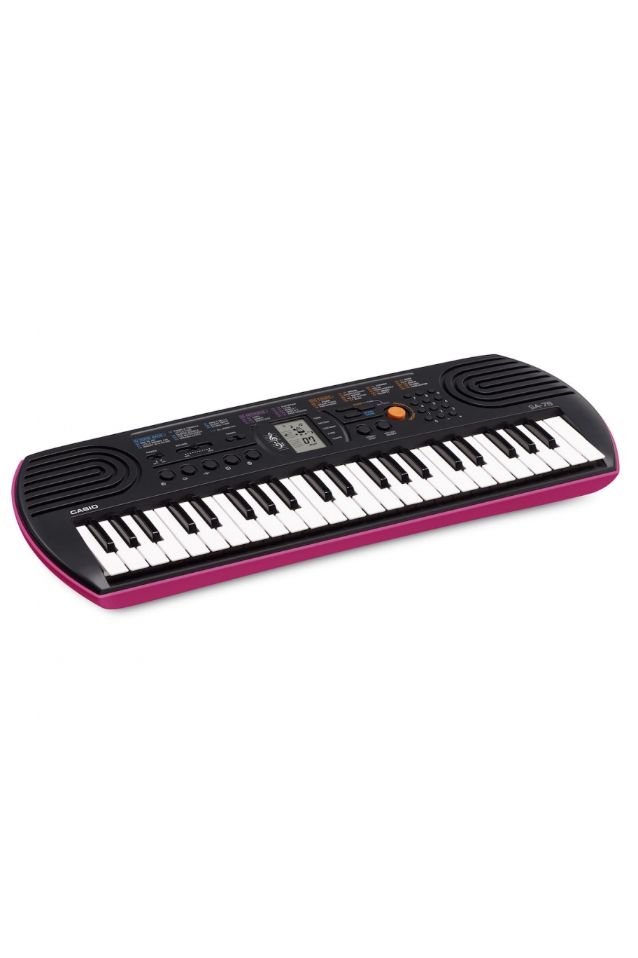 CASIO SA-78 - Mini Tastiera 44 Tasti - Base Rosa 