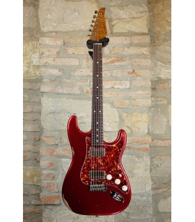 SUHR Dealer Select Classic S Antique HH Flame Maple Neck - Limited Edition 2022 - Candy Apple Red