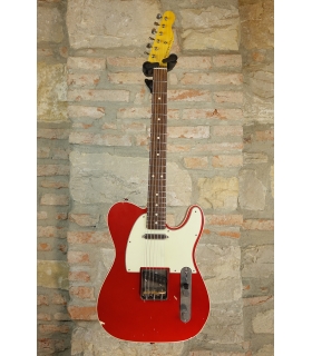 NASH T-63 Telecaster Double Bound Rosewood - Light Aged - Candy Apple Red